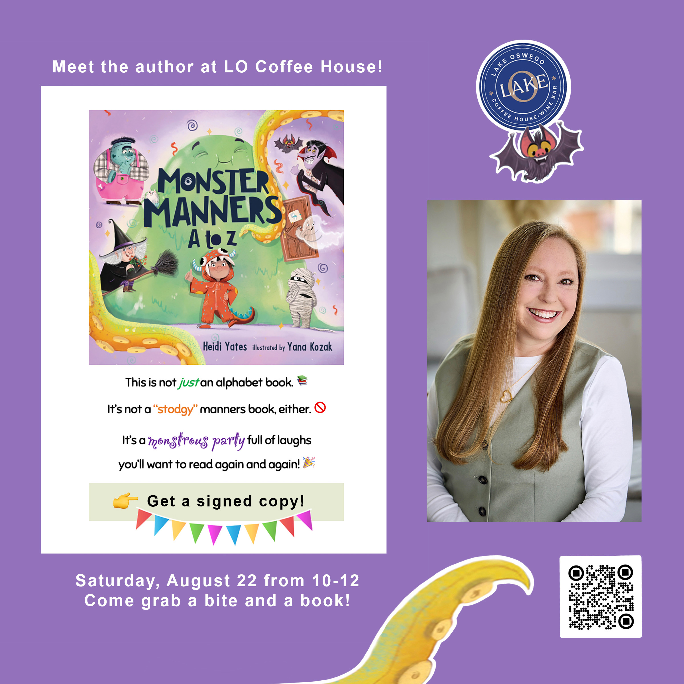 Meet The Author- Heidi Yates Monster to A-Z